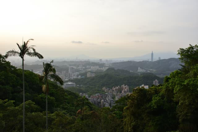 Taipei city skyline
