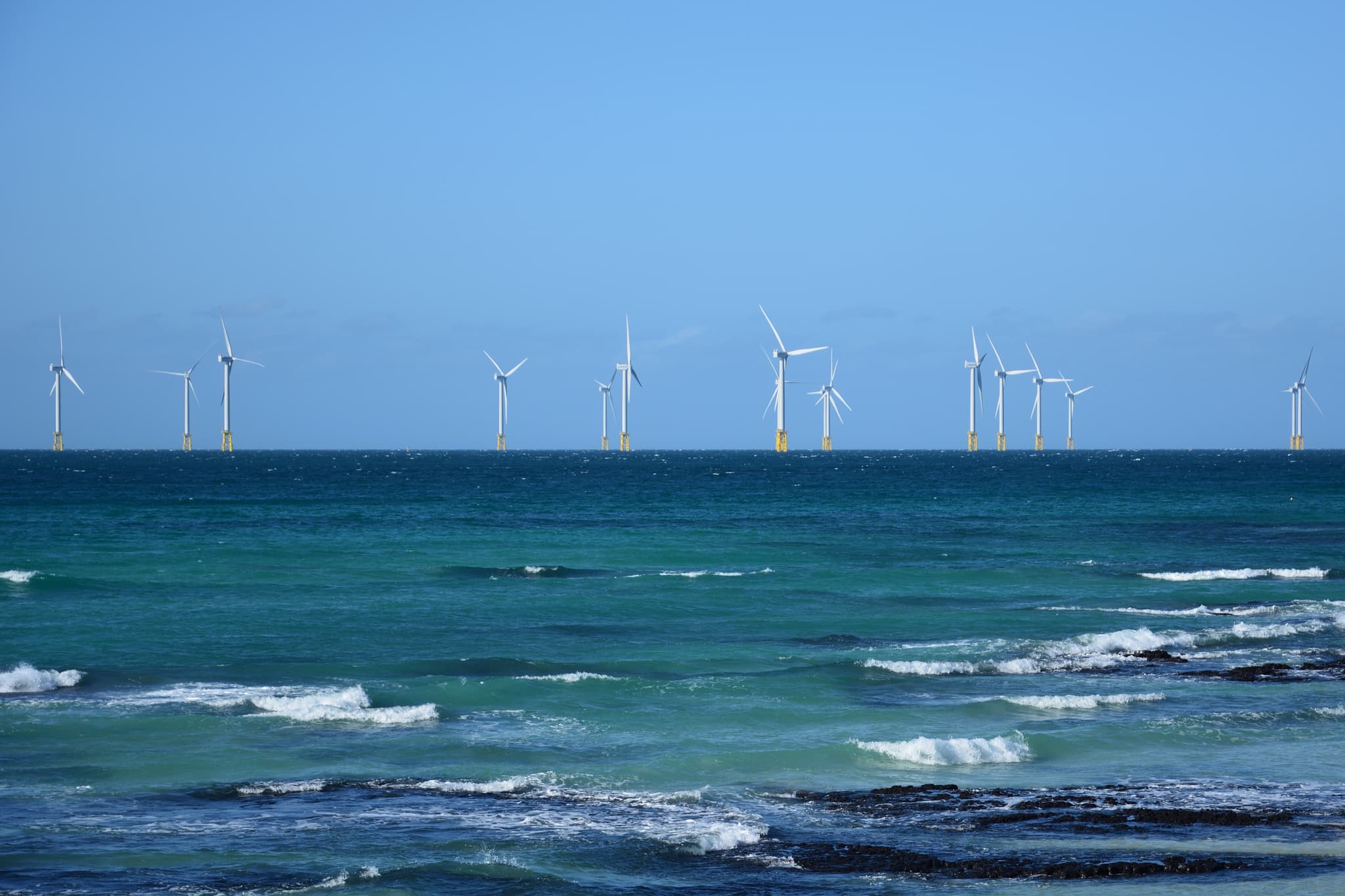 Wind farm at Jeju strait