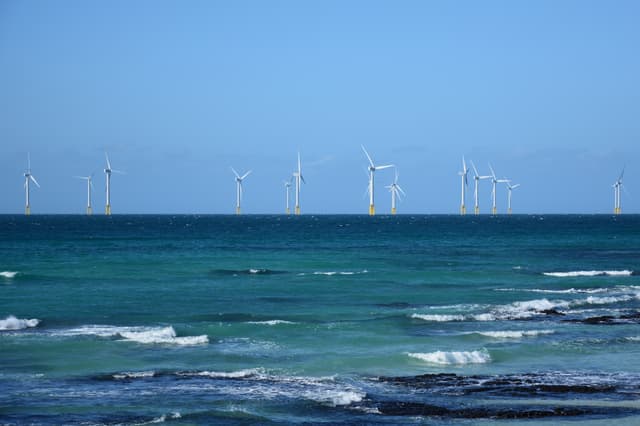 Wind farm at Jeju strait