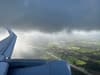 Below the clouds