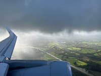 Below the clouds