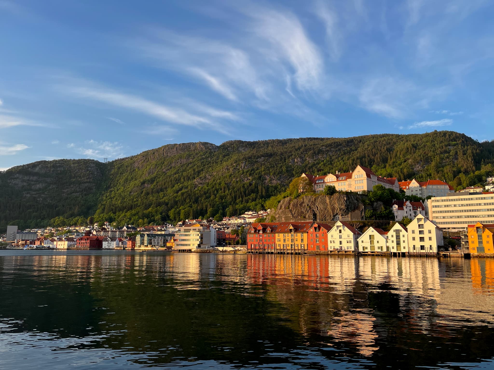 Bergen before sunset
