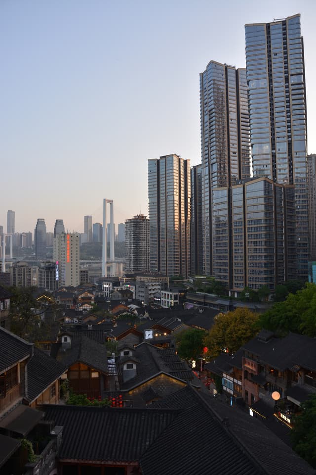 The mix of old and modern Chongqing