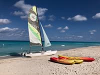Sailboat on a beach