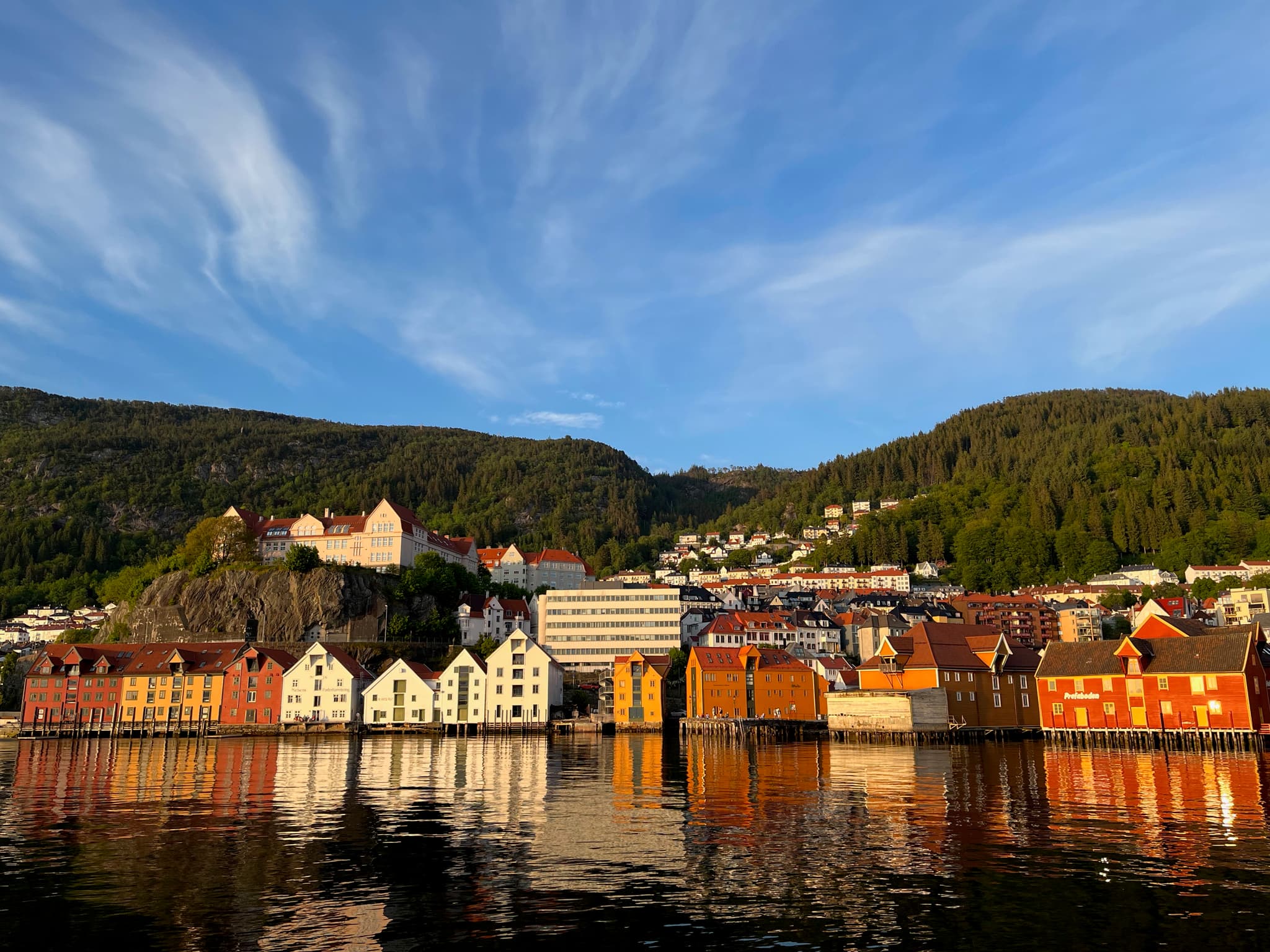 Bergen before sunset