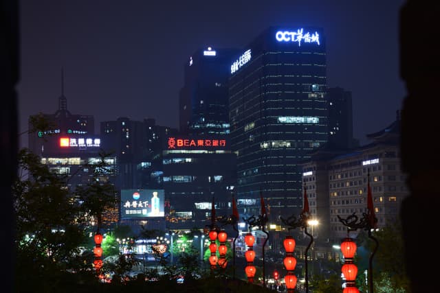 Xi'An in the dark