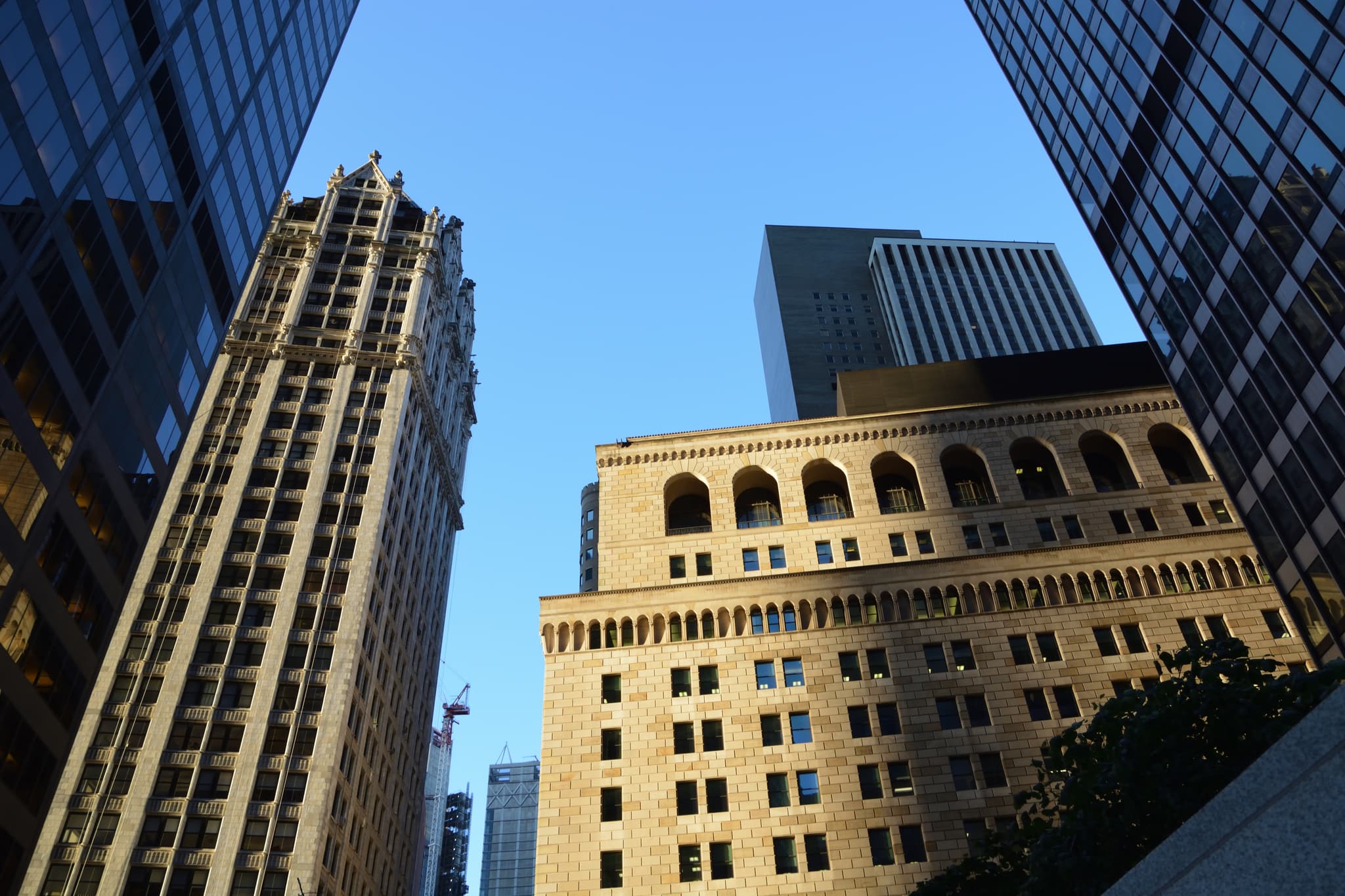 Manhattan during golden hour