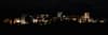 Alhambra fortress after dark