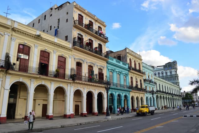 Cuban houses in Havana