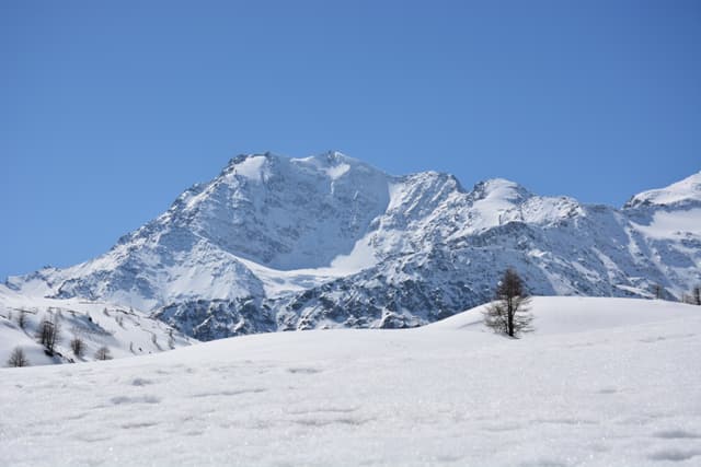 Sunny day at the Simplon Pass