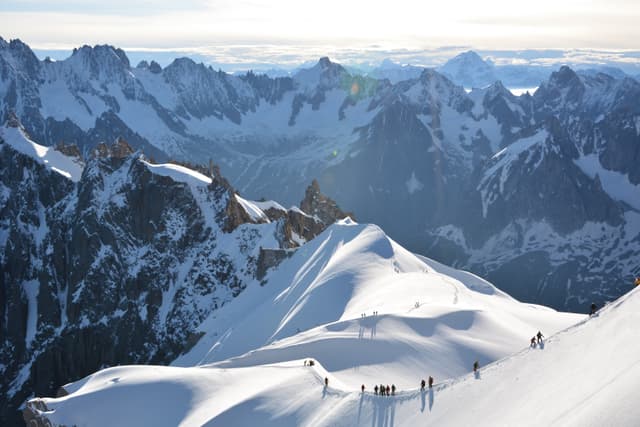 Slopes of Mont Blanc