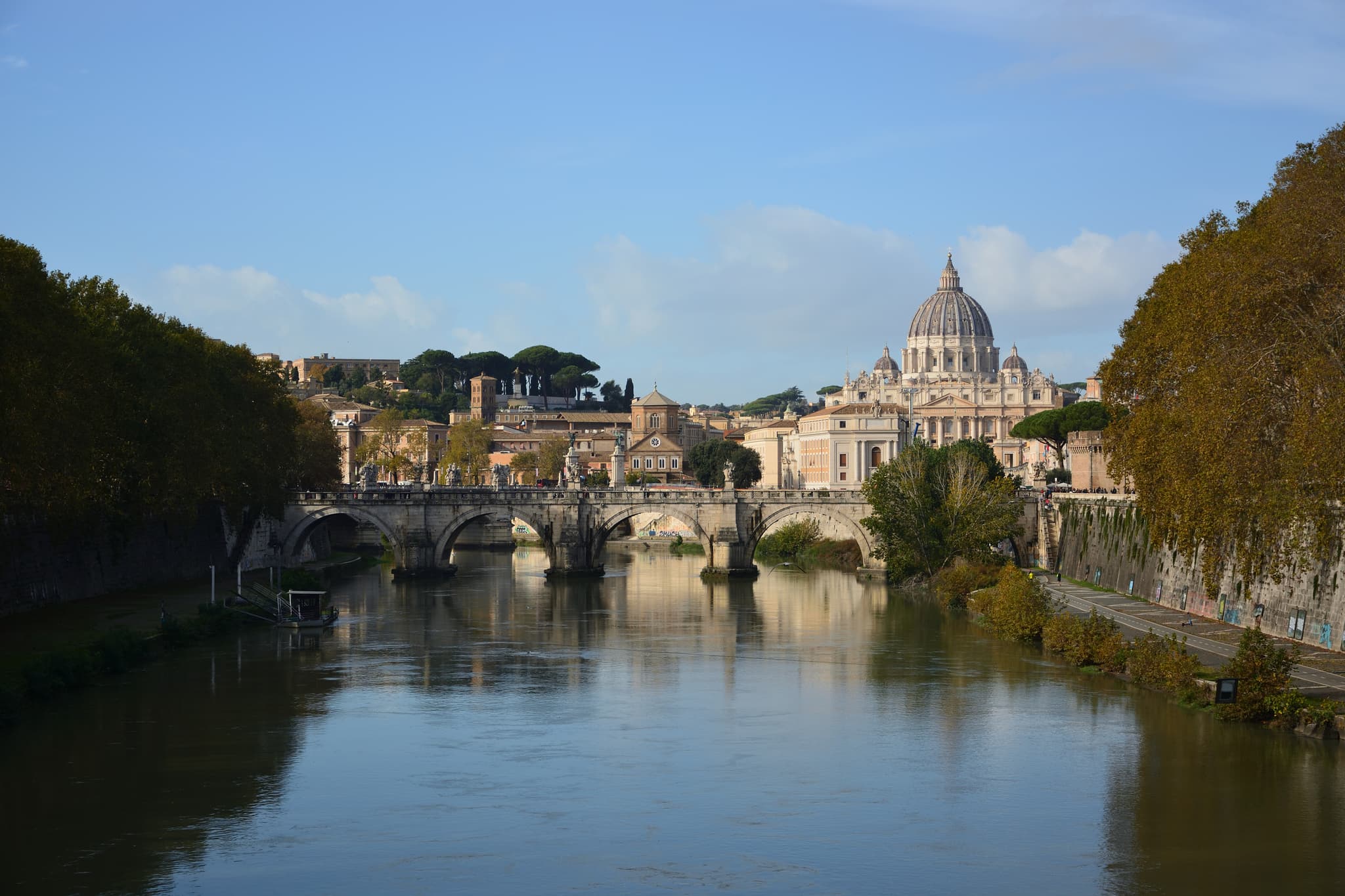 Tiber River in Rome